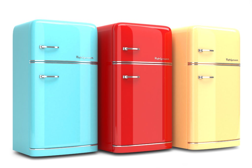 Vintage colored refridgerators