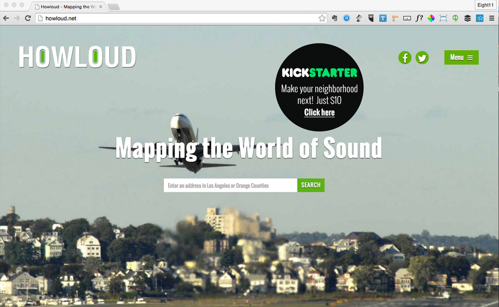 howloud homepage
